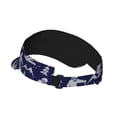 thumbnail image 2 of Balery Abstract Skiing Sport Wear Athletic Visor Sun Sports Visor Hat Visor Adjustable Cap for Women and Men (One Size), 2 of 7