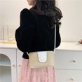 thumbnail image 2 of Bolsa De Hombro Bolsos de hombro para mujer Bolso bandolera tejido de verano de paja Bolsos tipo satchel de playa (Blanco) Likrtyny Para Estrenar, 2 of 6