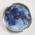 thumbnail image 3 of Reloj de pared Zulema Reloj luminoso a batería dorado, 3 of 7