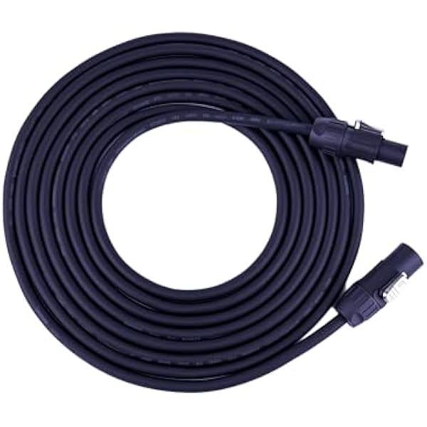 Chenchen Hand-Built Professional powerCON True1 SAC3MX to SAC3FX Power True 14WAG Extension IP65 Power Cable (6Feet)