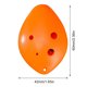 thumbnail image 3 of Bebé niño Ocarina 6 agujeros con libro de canciones cuerda para el cuello juguete para estudiantes naranja Ocarina de cerámica, 3 of 5
