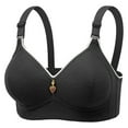 thumbnail image 2 of Antinious Ladies Embroidered Back Closure Adjustable Strap Wireless Breathable Comfortable Bras, 2 of 5