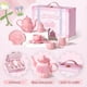 thumbnail image 3 of Set de té Giant Bean Porcelain Pearl Pink para niñas, 3 of 8