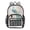 Peacocks and Cherry Blossoms, variant on PVC Transparent Backpacks Clear Backpack for Travel and Outings Peacock with Iridescent Tail