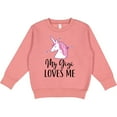 thumbnail image 2 of Inktastic My Gigi Loves Me Unicorn Girls Toddler Sweatshirt, 2 of 4