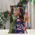 thumbnail image 4 of Yiaed Monster High Print Christmas Small Burlap Bags with Drawstring, Burlap Gift Bags Christmas Linen Treat Sacks Gift Wrapping Bags Xmas Holiday Party-Small, 4 of 7
