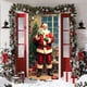 thumbnail image 4 of Uuiauoio Festive Christmas Door Cover with Design,Polyester Door Curtain for Holiday Home Decor, Seasonal Wall and Entryway Decoration for Parties and Family Gatherings,Festival Party Decoration, 4 of 6