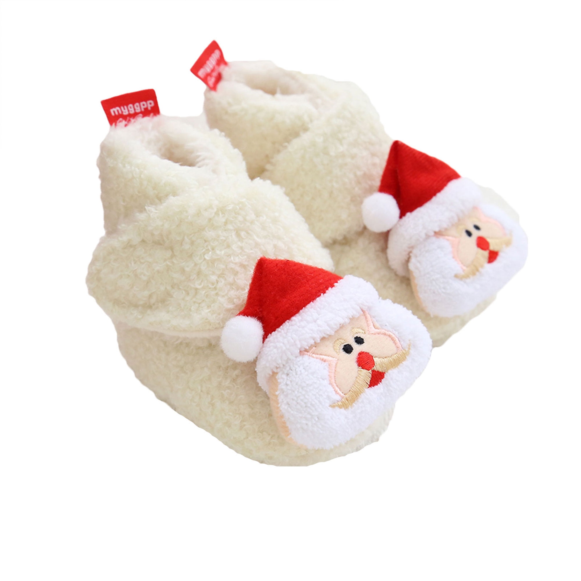 baby christmas slippers