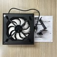 thumbnail image 4 of Cooling Fan Compatible For Xbox Series X With RGB Lights, Automatic Adjustable Speed Top Fan With Headset Stand And USB Port, 4 of 9