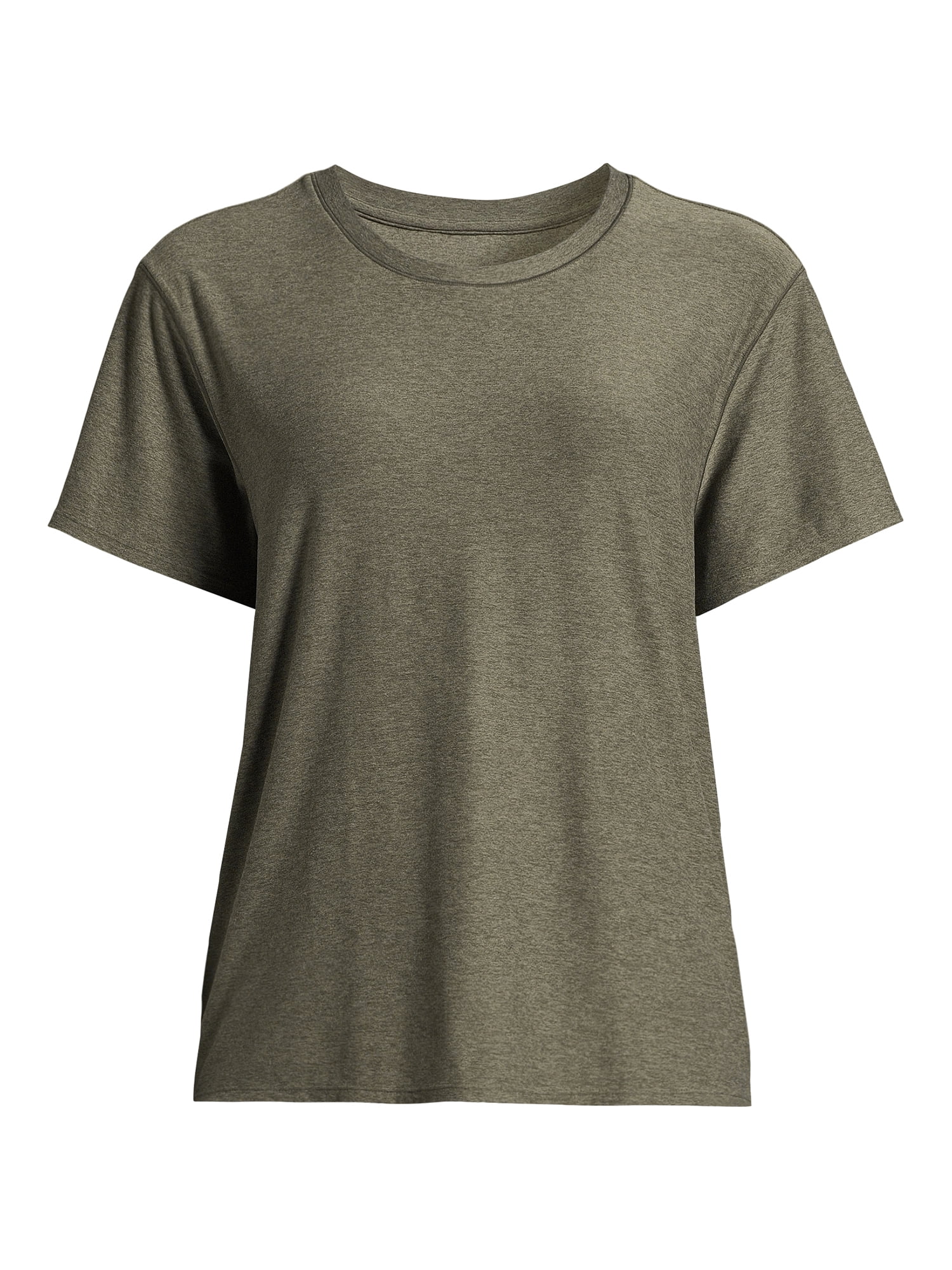 Athletic Works Women's and Women's Plus ButterCore Tee with Short Sleeves, Sizes XS-4X