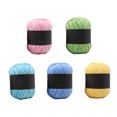 thumbnail image 4 of SHOWERORO 5 Rouleaux de Fil à Crochet Multicolore pour Chandails Chapeaux Gants Châles Foulards Femmes Enfants, 4 of 8
