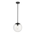 thumbnail image 2 of Millennium Lighting  Avell 1 Light Pendant with Clear Glass Shades Matte Black, 2 of 5