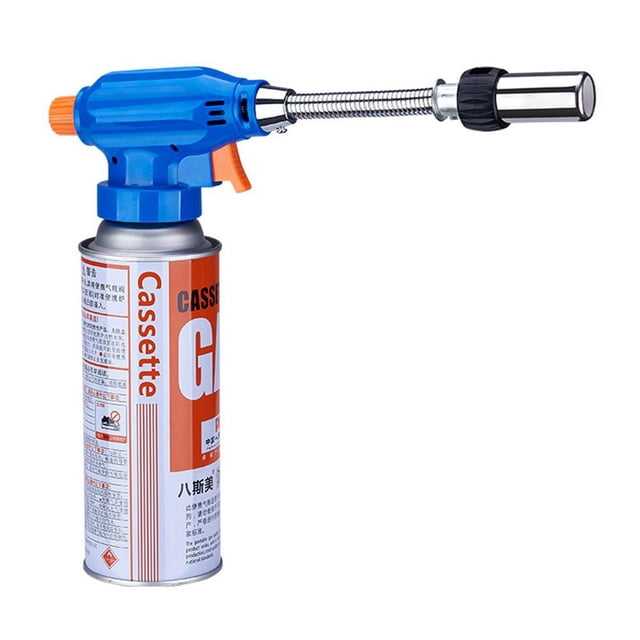 Lanzallamas de llama de gas portátil de 1300 grados con manguera ajustable azul Ehuebsd Para estrenar