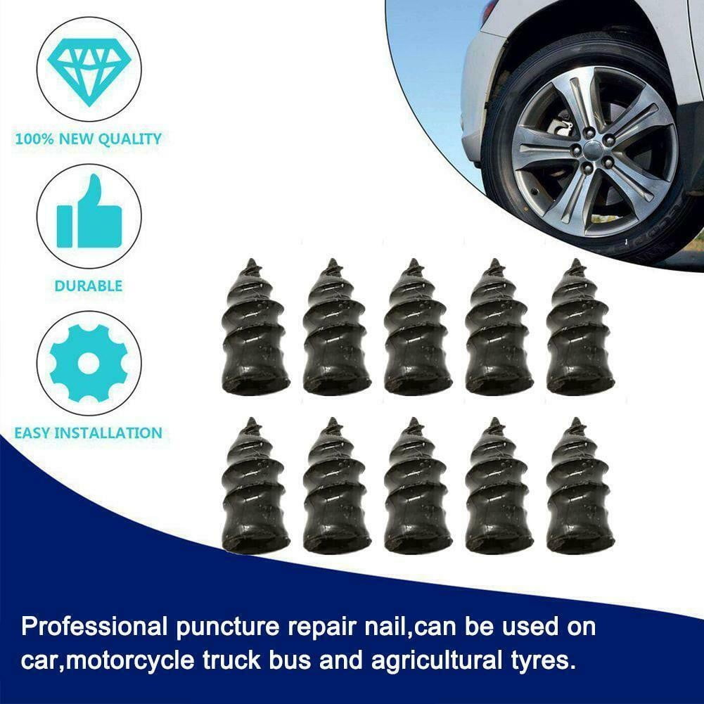 10xTubeless Tyre Repair Rubber Nail Vacuum Tyre Repair Nail For Motorcycle Cars 