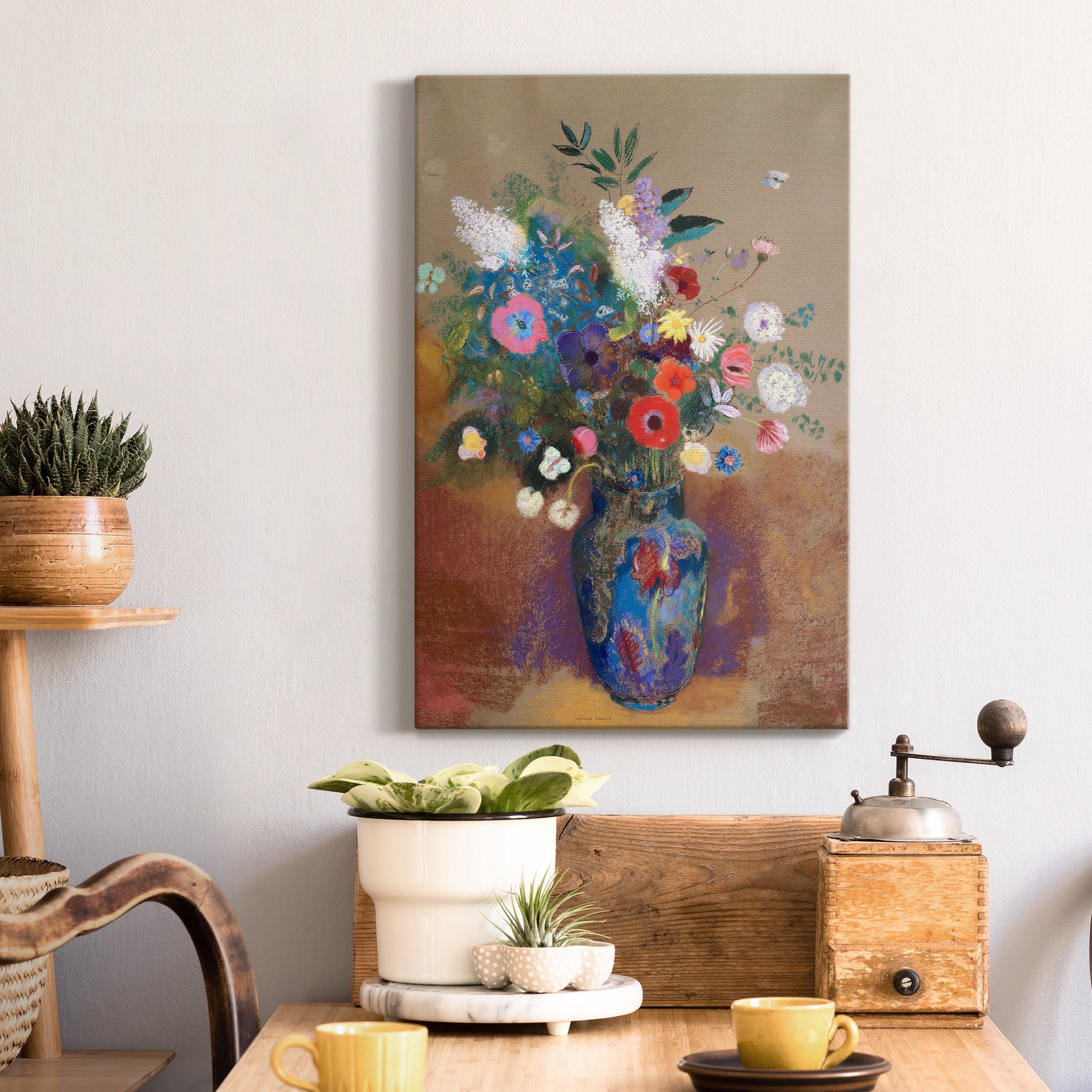 Bouquet of Flowers Premium Gallery Wrapped Canvas - Ready to Hang - 12 x 18