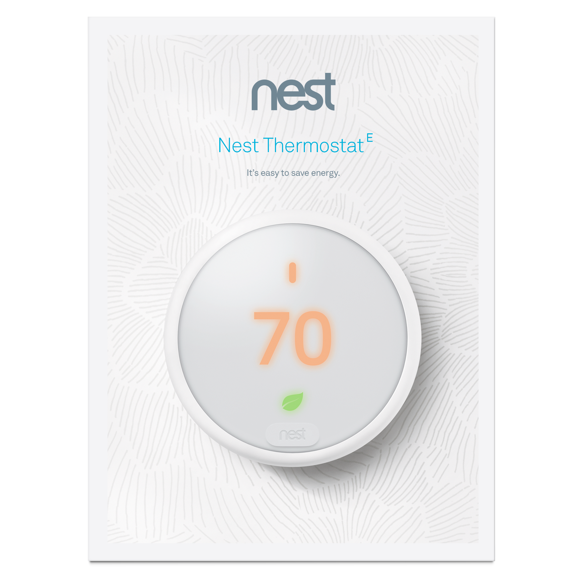 Google Nest Thermostat E in White - image 2 of 5