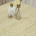 thumbnail image 6 of CHUNTIAN Rectangular Hollow Out Tablecloth Beige Rural Retro Crochet Dining Table Cover Lace Square Tea Table Cloth Soft Table Flag, 6 of 6
