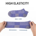 thumbnail image 6 of Loritta Womens Ankle Socks, Athletic Running Sports Cushioned Colored Socks 6 Pairs, Size 9-11, 6 of 7