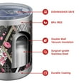 thumbnail image 4 of 12oz Tumblers Pioneer Flower Vacuum Insulated Stainless Steel Travel Tumbler Cups Mug with Lid and Straw for Beer,Coffee,Beverages with Cleaning Brush for Cold & Hot Drinks, 4 of 5