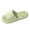 Green, variant on Unisex Massage Slippers Beige Non Slip Quick Dry Lightweight EVA House Shoes for Indoor Outdoor Open Toe Bathroom Slippers,Size 6.5-7