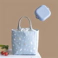 thumbnail image 3 of Isoleradmatlådepåse,bärbarresepicnickväskameddragsko,bärbarkylareisoleringmatpåseBlue, 3 of 5