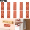 thumbnail image 4 of Retenedor Enchufe Montado en La Pared Soporte Fijador Toma Corriente para El Sin Perforaciones Naranja, 4 of 4