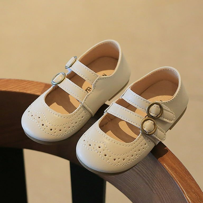 Tan Boots for Kids Desert Boots Kids Summer And Autumn Girls Boots Cute Flat Hollow Hollow Breathable Comfortable Casual Leather Boots for Toddler