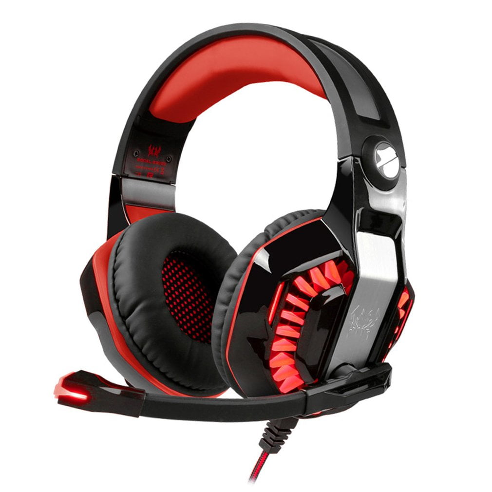 G2000 Lightweight Gaming Headset LED Headband Luminous Gamer Headphones