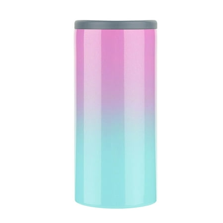 

wendunide Glass&Bottle Stainless Steel Insulated Slim Can Cooler For 12Oz Double-walled Vacuum Stainless Steel Can Cooler Holder Thermos Cup Hot Pink