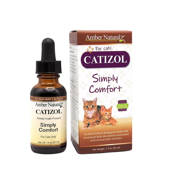 Amber NaturalZ Catizol for Cats | For Occasional Stiffness & Soreness 1oz