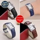 thumbnail image 5 of Correa de piel de cocodrilo genuina para hombre y mujer Cartier Tank Key Must London Solo, pulsera de piel de cocodrilo de 16 mm, 18 mm, 19 mm y 20 mm, 5 of 5