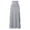 Grey, variant on Womens Double Split Long Skirt Ladies Plain Basic Two Side Slit 4 22 Womens Plaid Skirt, Size M
