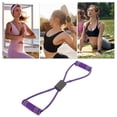 thumbnail image 2 of Unique Bargains 1 Pc Durable 8-Shaped Yoga Stretch Band for Stretching 14.17"x3.74" Purple, 2 of 4