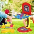 thumbnail image 2 of Mini Basketball Game Table Basketball Table Game For Adults Kids Finger Shooting Toy (Red), 2 of 6