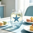 thumbnail image 6 of Liamobondopolis Artisanal Textured Starfish Glassware, 3D Starfish Stemless Wine Glasses, Handcrafted Marine Animal Bar Glass, Coastal Home Decor Gift for Ocean Lovers, 6 of 9