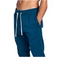 thumbnail image 5 of ProGo USA Men's Casual Joggers Sweatpants Basic Fleece Marled Jogger Pant Elastic Waist (XXX-Large, Midnight), 5 of 7