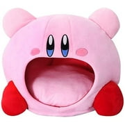 Big Mouth Kirby Cute Plush Toy Sofa Bed Plushier Doll Stuffed Pillow Soft Plushie Kawaii Cartoon Gift for Kids Babies Toddlers