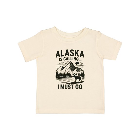 Inktastic Alaska is Calling Adventure Nature Lover Graphic Boys or Girls Baby T-Shirt