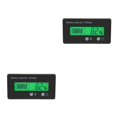 thumbnail image 4 of Riwesomey Indicador de nivel de carga de de coche, medidor de voltímetro LCD de y ácido de litio de 12V-48V, analizador indicador de capacidad Type2 NO2, 4 of 6