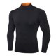 thumbnail image 3 of TFixol Camisas deportivas para hombre Camiseta de manga larga Cuello alto Rendimiento de secado rápido Atlético, 3 of 8
