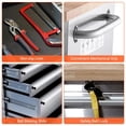 thumbnail image 6 of Garvee 72" Rolling Workbench, Heavy Duty Tool Chest Workbench with 15 Drawers and Locking System for Garage, Warehouse, Silver, 6 of 8