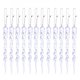 thumbnail image 1 of Liquidación de Black Friday! Sonbest - Adornos de carámbanos para colgar transparentes para árbol navideño o decoración de bodas de 6/8 pulgadas, decoración de fiesta de invierno DIY transparente Scienceny SH1104-175, 1 of 7