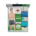 thumbnail image 2 of Fruit of the Loom Men's Exposed Waistband Woven Boxers, Extended Sizes, 5 Pack, 2 of 3