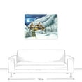 thumbnail image 3 of Creative Products Cabin In The Mountains 40 x 30 Canvas Wall Art, 3 of 5