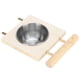 thumbnail image 2 of Alimentador De Loros, Soporte De Comedero De Loros De Acero Inoxidable, Accesorio De Jaula Para Alimentación De Aves, Patio De Jardín Doméstico Para Alimentación De Agua Ccdes Otros, 2 of 8