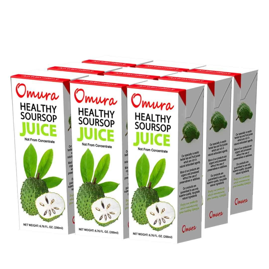 Omura Soursop Graviola Guanabana Juice 100 Natural 6 76 Oz Pack Of 24 6 76 Fl Oz Pack Of 24 Walmart Com Walmart Com