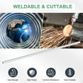 thumbnail image 4 of 3-Pack 250mm 6063 Aluminum Round Tube, 4mm ID 6mm OD Seamless Aluminum Tubing for DIY Crafting [0.16x0.24x9.8IN], 4 of 7