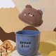 thumbnail image 4 of Countertop Garbage Can, with Lid, Cute Bear Countertop Trash Can-B, 4 of 5