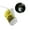 Yellow, variant on HIBIBUD 2-Pack Hand Crank Flashlight for Emergencies,4" Red LED,Portable and Powerful