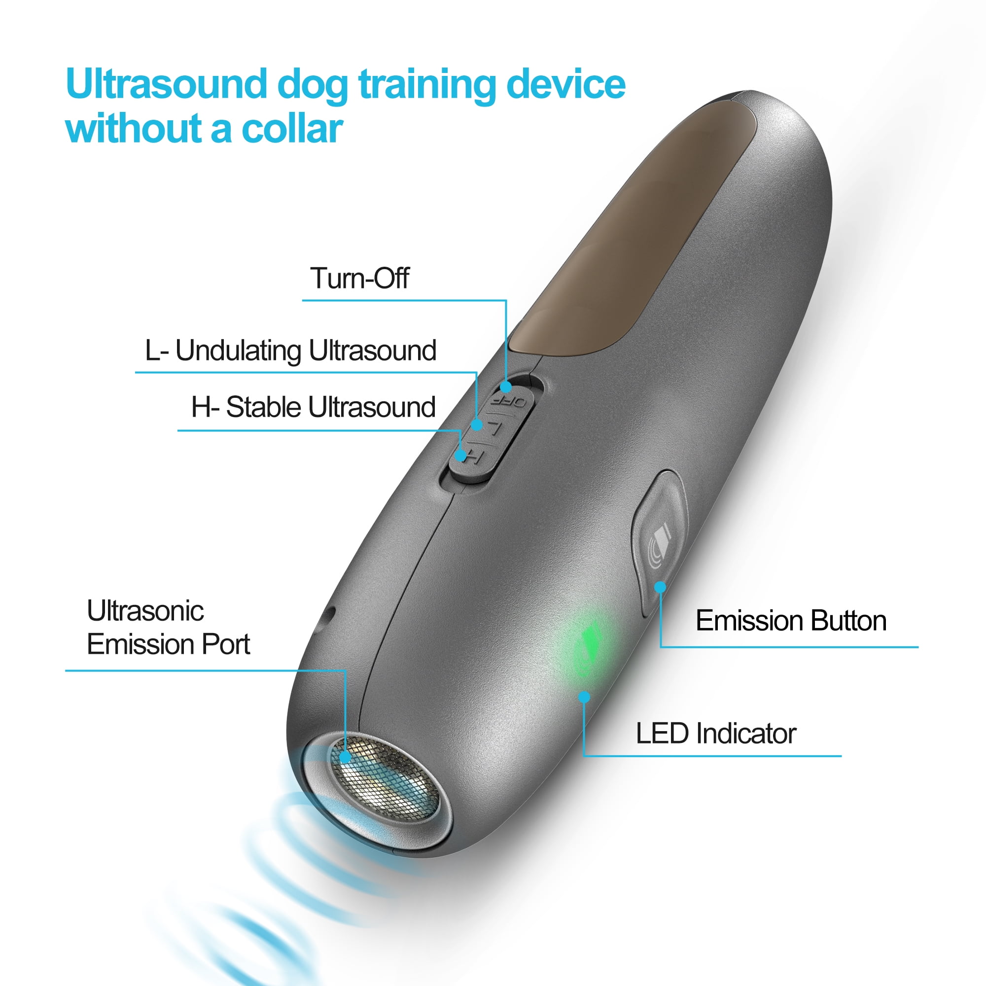 Petdiary UB100 Ultrasonic Anti Barking Device17 Feet Range Deterrent